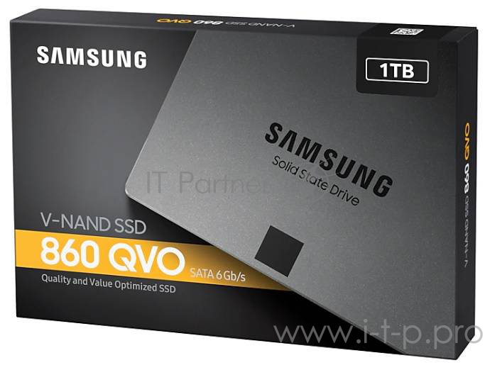 Накопитель SSD Samsung SATA III 1Tb MZ-76Q1T0BW 860 QVO 2.5