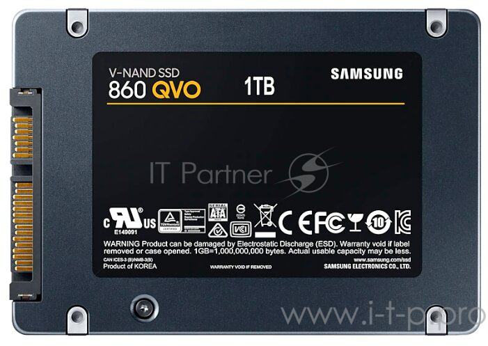 Накопитель SSD Samsung SATA III 1Tb MZ-76Q1T0BW 860 QVO 2.5