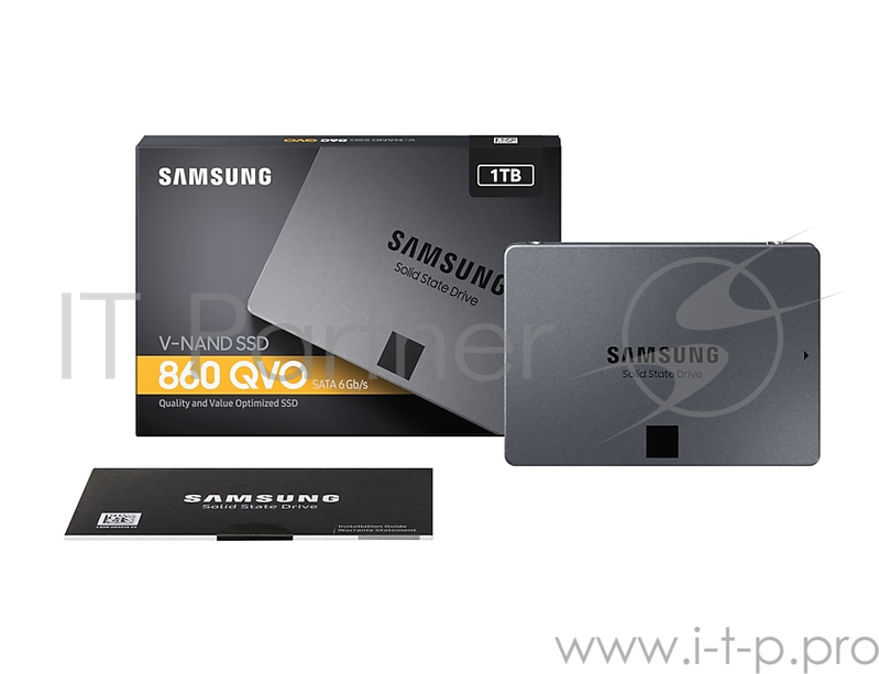 Накопитель SSD Samsung SATA III 1Tb MZ-76Q1T0BW 860 QVO 2.5