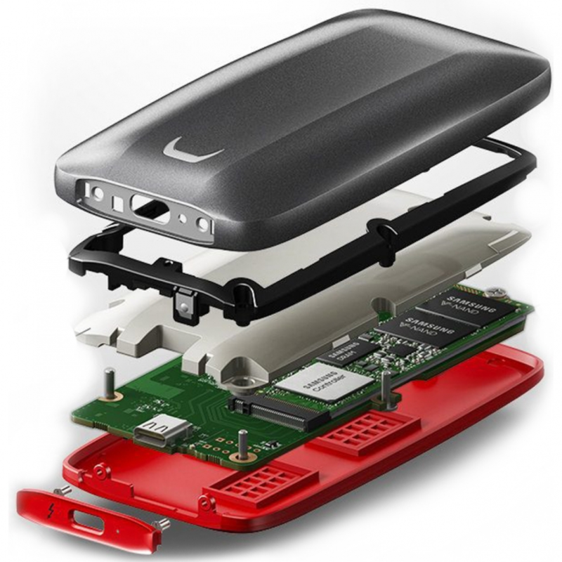 Накопитель SSD Samsung Thunderbolt 3 1Tb MU-PB1T0B/WW X5 2.5