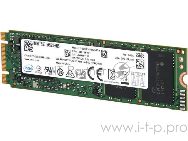SSD жесткий диск M.2 2280 128GB TLC 545S SER SSDSCKKW128G8XT INTEL