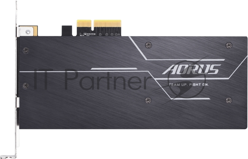 AIC 512GB Gigabyte AORUS RGB Client SSD GP-ASACNE2512GTTDR PCIe Gen3x4 with NVMe, 3480/2100, IOPS 360/510K, MTBF 1.8M, 3D TLC, 512MB, 800TBW, RTL