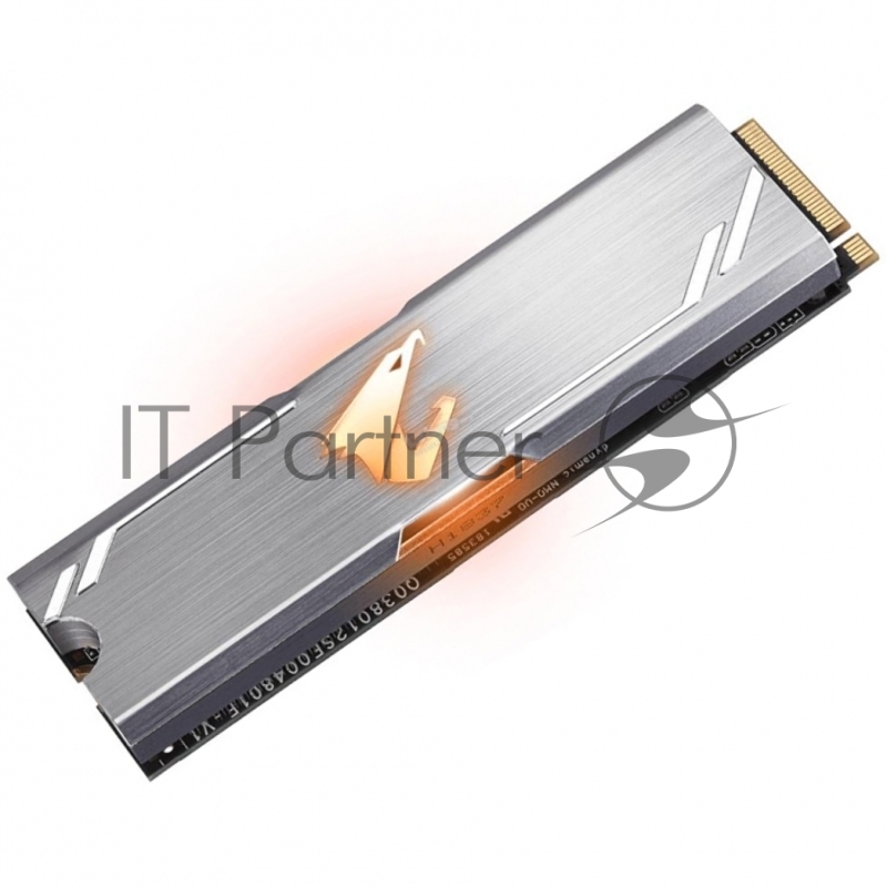 AIC 512GB Gigabyte AORUS RGB Client SSD GP-ASACNE2512GTTDR PCIe Gen3x4 with NVMe, 3480/2100, IOPS 360/510K, MTBF 1.8M, 3D TLC, 512MB, 800TBW, RTL