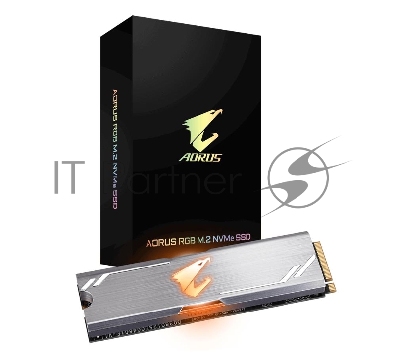 M.2 2280 512GB Gigabyte AORUS RGB Client SSD GP-ASM2NE2512GTTDR PCIe Gen3x4 with NVMe, 3480/2000, IOPS 360/440K, MTBF 1.8M, 3D TLC, 512MB, 800TBW, NVMe 1.3, RTL
