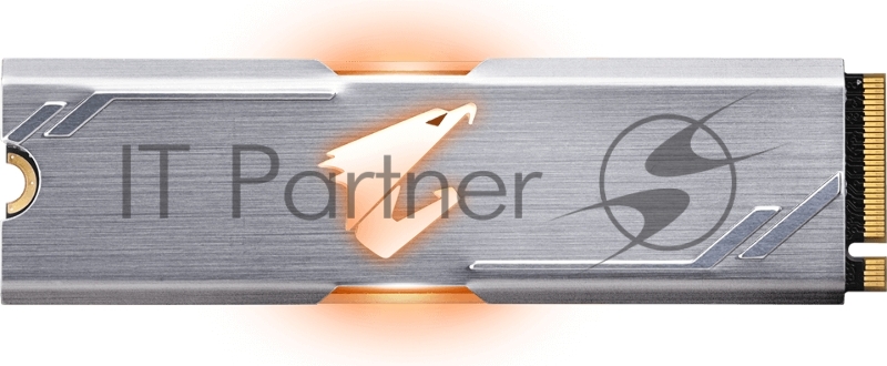 M.2 2280 512GB Gigabyte AORUS RGB Client SSD GP-ASM2NE2512GTTDR PCIe Gen3x4 with NVMe, 3480/2000, IOPS 360/440K, MTBF 1.8M, 3D TLC, 512MB, 800TBW, NVMe 1.3, RTL