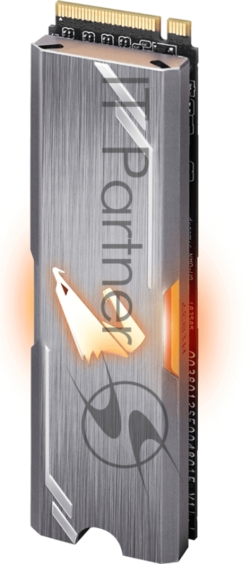 M.2 2280 512GB Gigabyte AORUS RGB Client SSD GP-ASM2NE2512GTTDR PCIe Gen3x4 with NVMe, 3480/2000, IOPS 360/440K, MTBF 1.8M, 3D TLC, 512MB, 800TBW, NVMe 1.3, RTL