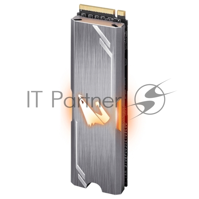 M.2 2280 512GB Gigabyte AORUS RGB Client SSD GP-ASM2NE2512GTTDR PCIe Gen3x4 with NVMe, 3480/2000, IOPS 360/440K, MTBF 1.8M, 3D TLC, 512MB, 800TBW, NVMe 1.3, RTL