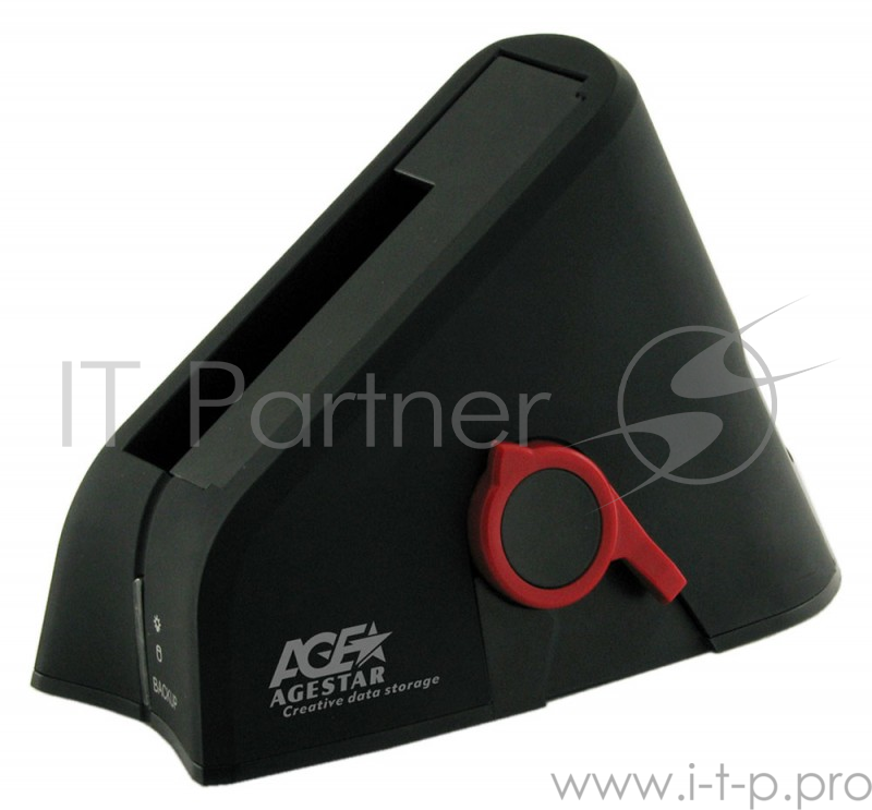 Док-станция для HDD AgeStar 3UBT SATA II пластик черный 1