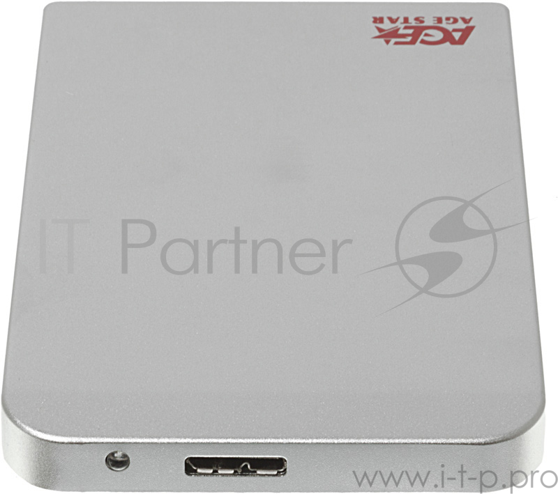 Внешний корпус для HDD AgeStar 3UB2O1 SATA II алюминий серебристый 2.5