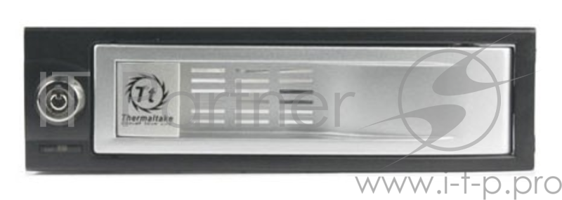 Сменный бокс для HDD Thermaltake Max4 N0023SN SATA II пластик/сталь серебристый hotswap 3.5