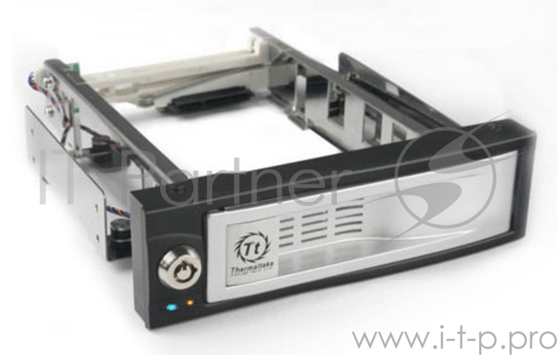 Сменный бокс для HDD Thermaltake Max4 N0023SN SATA II пластик/сталь серебристый hotswap 3.5