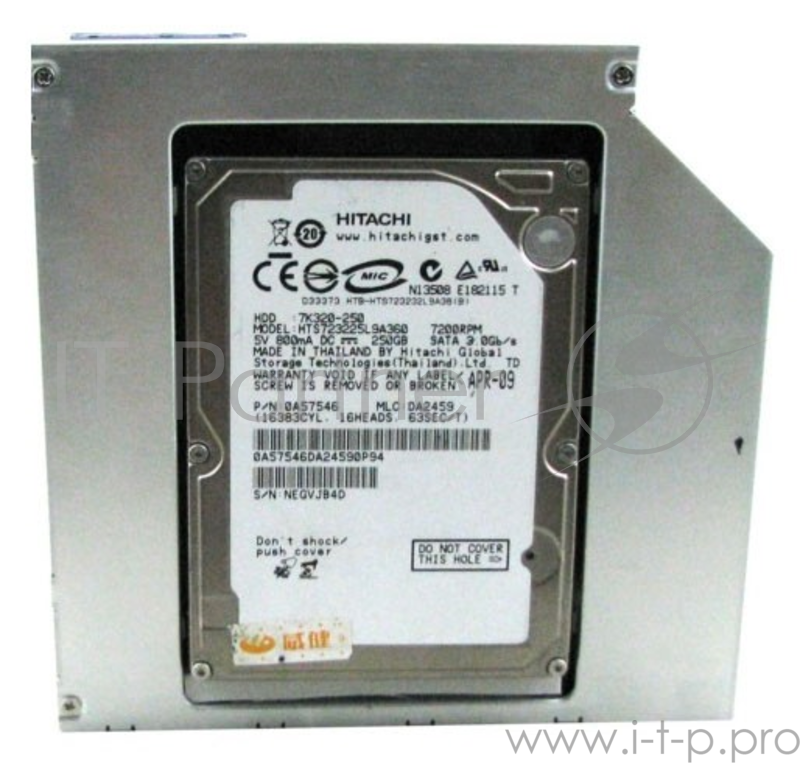 Сменный бокс для HDD AgeStar ISMR2S SATA алюминий серебристый 2.5