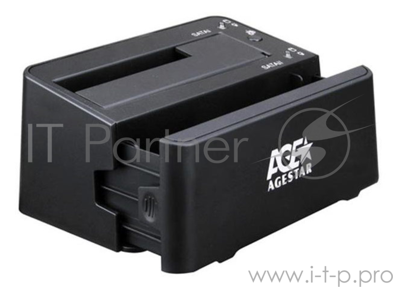 Докстанция AgeStar. AgeStar 3UBT3-6G, пластик, черный