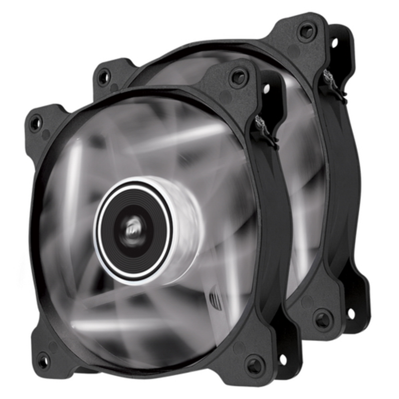 Куллер CO-9050016-WLED (Twin Pack) AF120 LED White Quiet Edition High Airflow Fan 120mm RTL {10}
