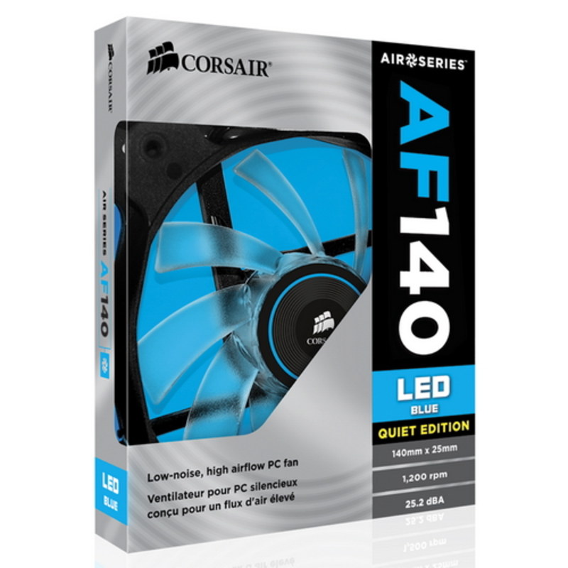 Куллер CO-9050017-BLED AF140 LED Blue Quiet Edition High Airflow Fan 140mm RTL {10}