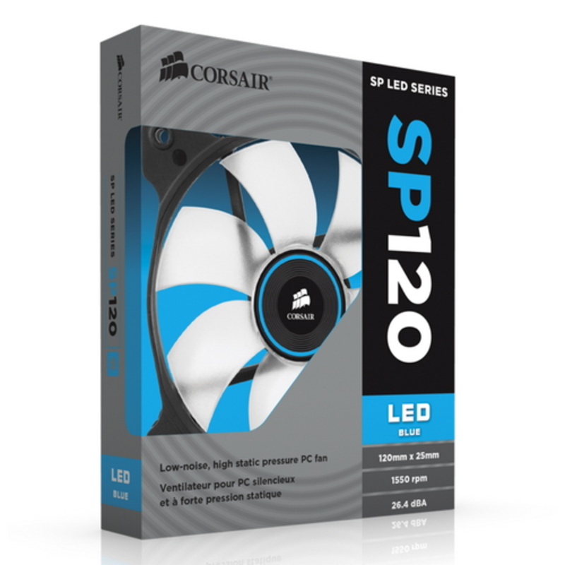 Куллер CO-9050015-BLED AF120 LED Blue Quiet Edition High Airflow Fan 120mm RTL {10}