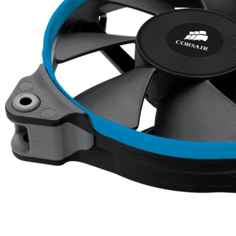 Куллер CO-9050012-WW (Twin Pack) Air Series SP120 Quiet Edition High Static Pressure 120mm Fan, black with blue, red, white rings RTL {4}