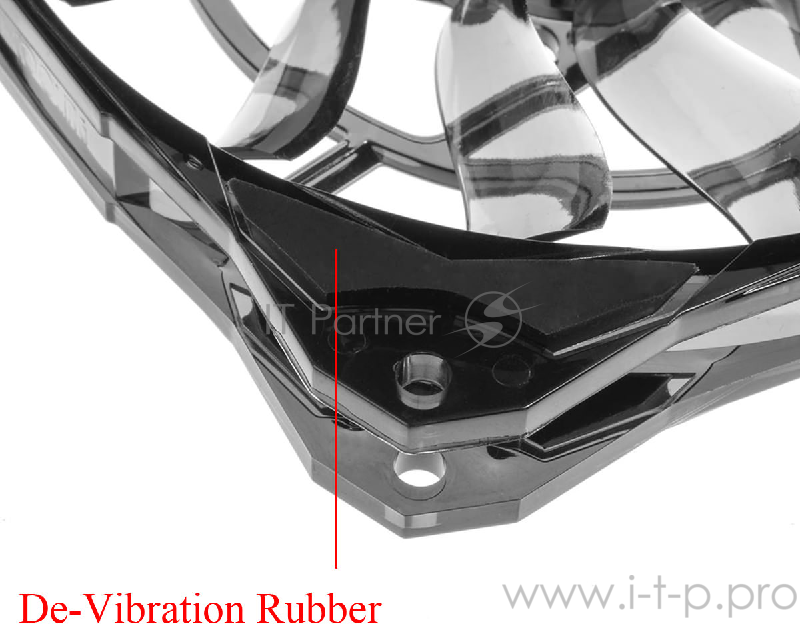 Вентилятор ID-COOLING NO-12015 120x120x15мм (40шт./кор, PWM, Low Noise, супер-тонкий, резиновые углы, черный, 600-1600об/мин) BOX