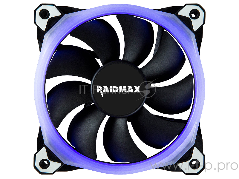 Вентилятор Raidmax NV-R120B RGB 120x120x25мм (60шт./кор, пит. от мат.платы и БП, 1200об/мин) (NV-R120B) Retail