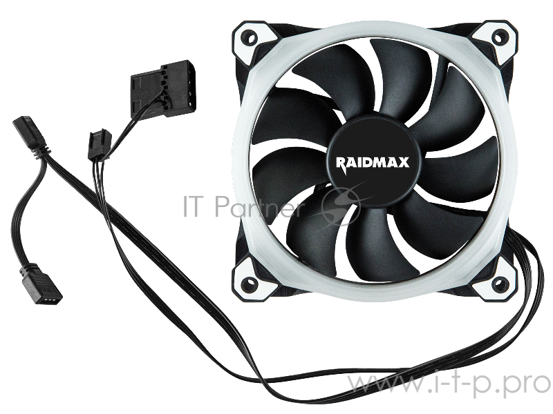 Вентилятор Raidmax NV-R120B RGB 120x120x25мм (60шт./кор, пит. от мат.платы и БП, 1200об/мин) (NV-R120B) Retail