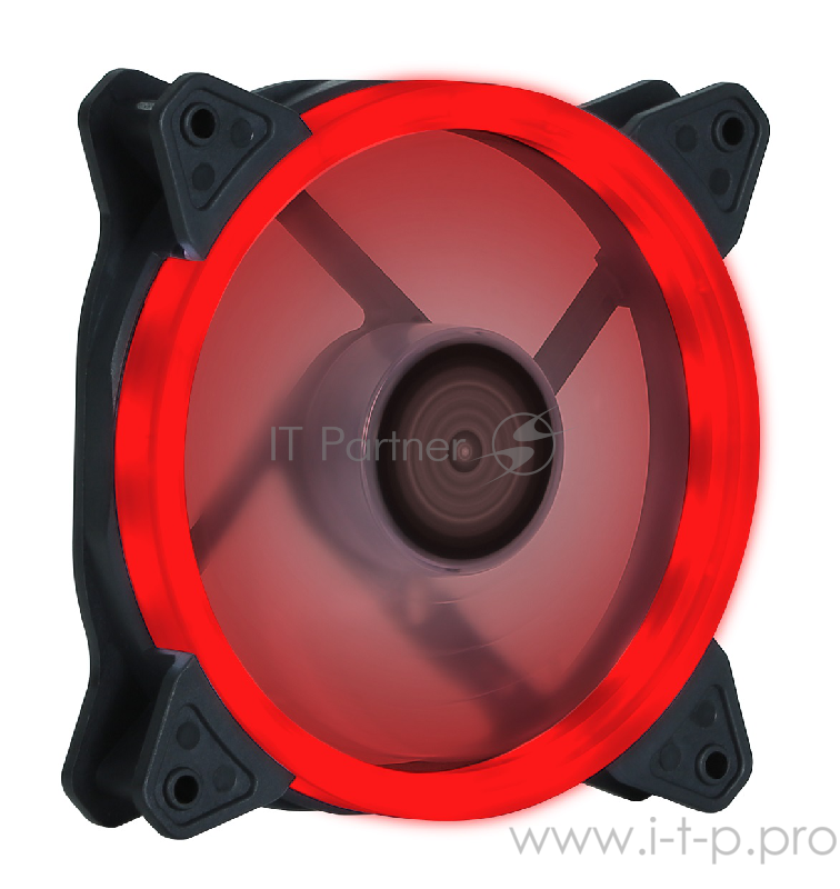 Вентилятор Raidmax RF-S120LSR RED LED 120x120x25мм (84шт./кор, пит. от мат.платы и БП, 1200об/мин) (RF-S120LSR) Retail