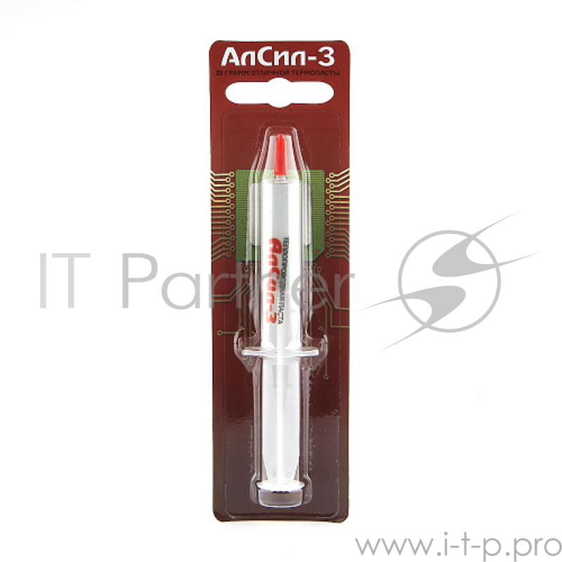 Теплопроводная паста АлСил-3 20гр. шприц