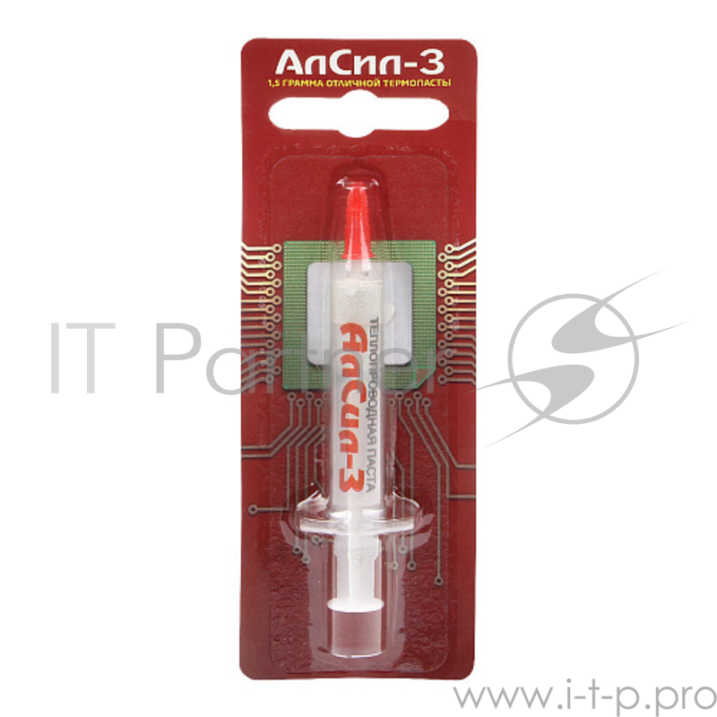 Термопаста АлСил-3 1,5 гр, шприц