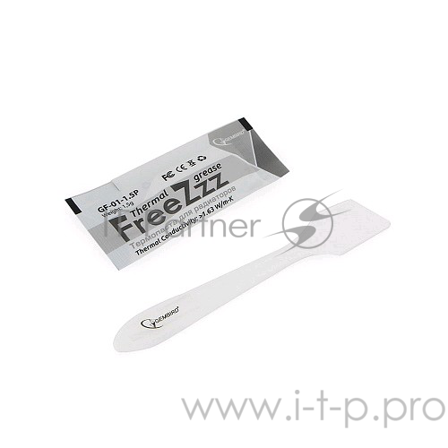 Термо паста Gembird FreeZzz GF-01-1.5P для радиаторов, 1,5гр, пакет