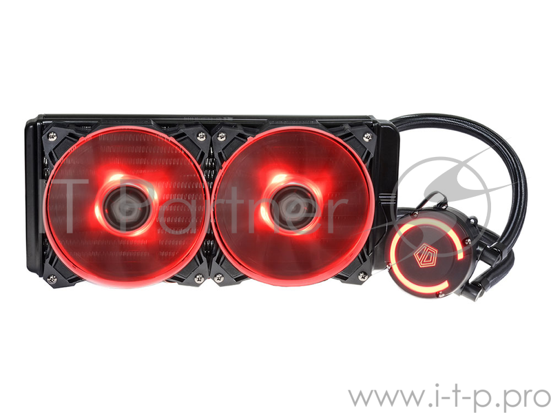 Система водяного охлаждения ID-Cooling AURAFLOW 240 (Black/RGB) 200W AURA Sync all Intel/AMD