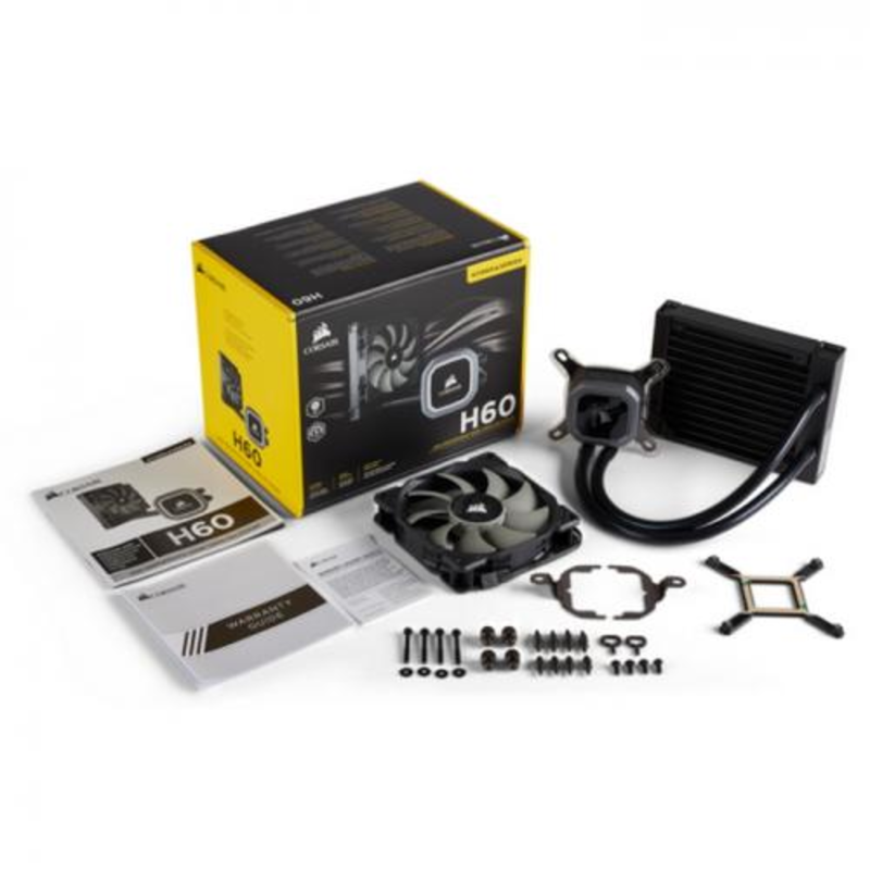 Жидкое охлаждение Hydro Series™ H60 CW-9060036-WW 120mm Liquid CPU Cooler, RTL {12}