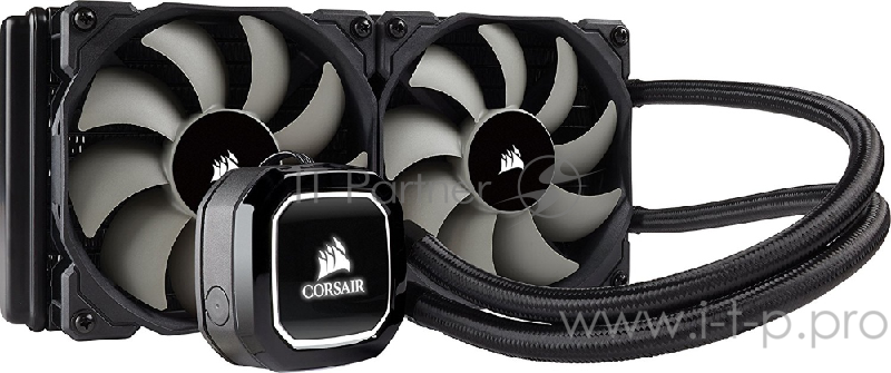 Жидкое охлаждение Hydro Series H100x CW-9060040-WW High Performance Liquid CPU Cooler 240mm , RTL {6}