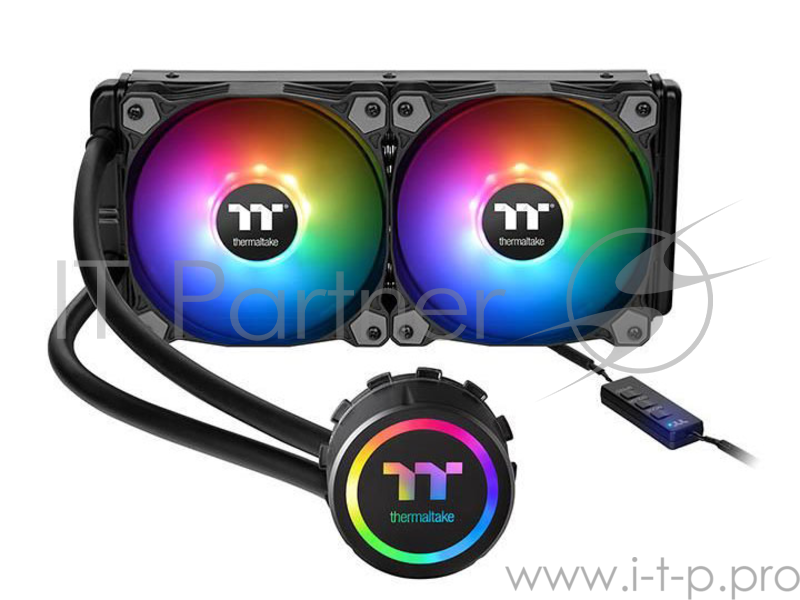 Система водяного охлаждения Thermaltake Water 3.0 240 ARGB Sync (CL-W233-PL12SW-A) / Addressable LED / MB SYNC /