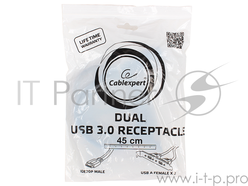 Кабель Gembird Планка в сист блок 2xUSB 3.0/20pin мат.платы (CC-USB3-RECEPTACLE )