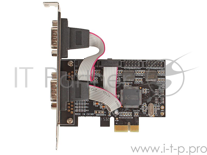 Контроллер ORIENT XWT-PE4SV2, PCI-E to COM 4-port (WCH CH384) oem