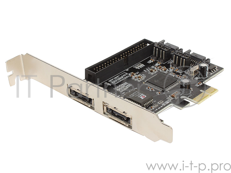 Контроллер PCI-E, SATA2 2port + eSata 2port+IDE, RAID,JMB363(PCIE005) Espada