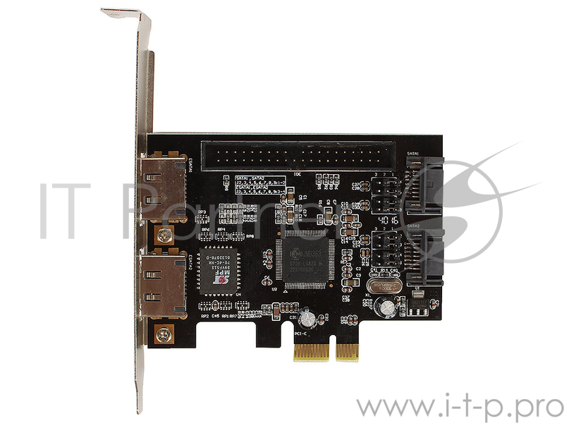 Контроллер PCI-E, SATA2 2port + eSata 2port+IDE, RAID,JMB363(PCIE005) Espada