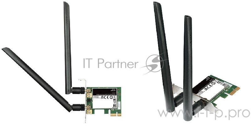 Сетевое оборудование D-Link DWA-582/RU/A1A проводной двухдиапазонный адаптер