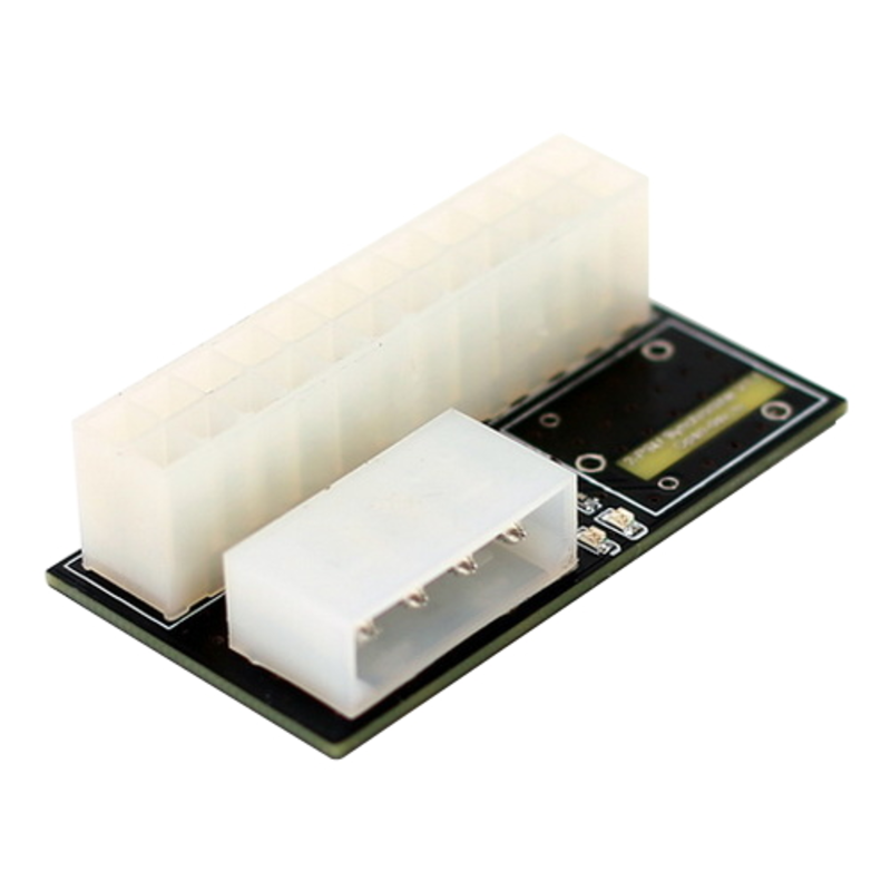 Синхронизатор блоков питания Open-Dev , 2-PSU Вход с ведущего ATX-блока - molex.индикация включения