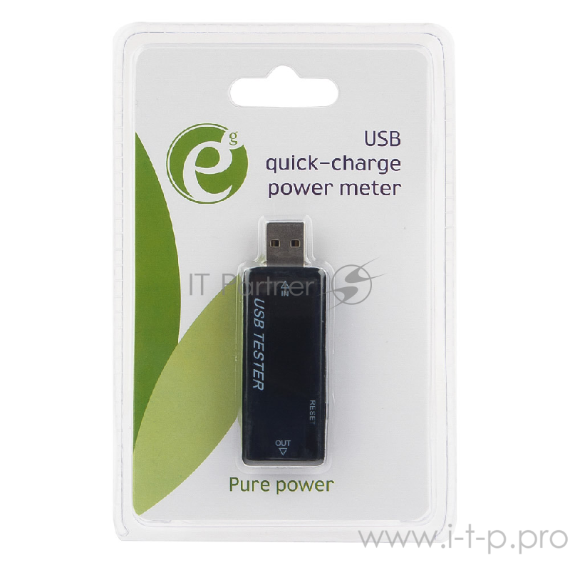 Измеритель мощности USB порта Energenie EG-EMU-03, до 30V/5A, поддержка QC 2.0 и 3.0