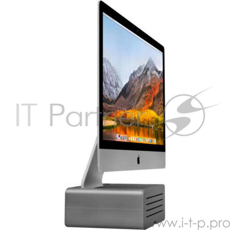 Подставка Twelve South HiRise Pro для iMac и Apple Display, а также для других мониторов. Материал сталь. Цвет черный/серебристый.