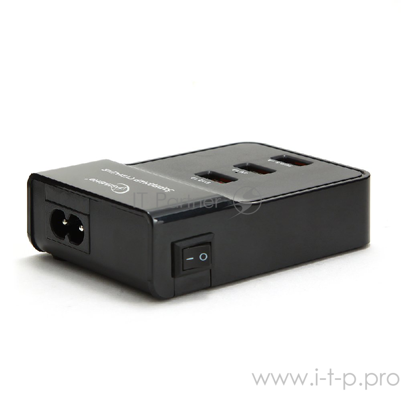 Адаптер питания Gembird MP3A-PC-01 220V-5V USB 3 порта, 3A суммарно