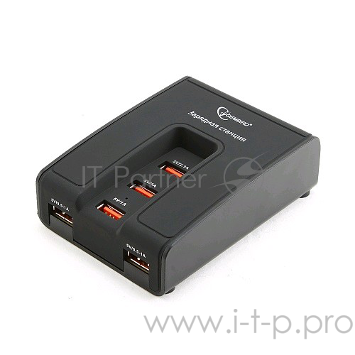 Адаптер питания Gembird MP3A-PC-02 220V-5V USB 5 портов, 5A суммарно