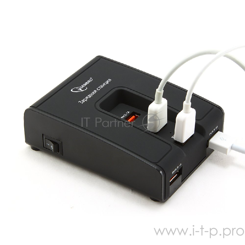 Адаптер питания Gembird MP3A-PC-02 220V-5V USB 5 портов, 5A суммарно