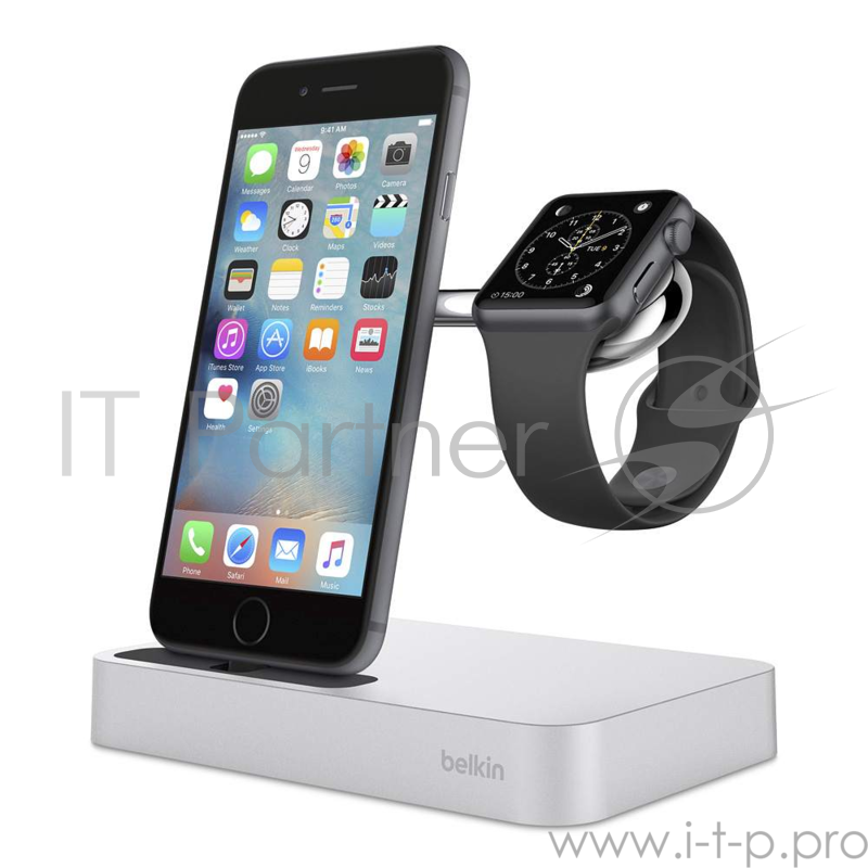 Подставка для телефона Belkin Valet™ Charge Dock for Apple Watch + iPhone