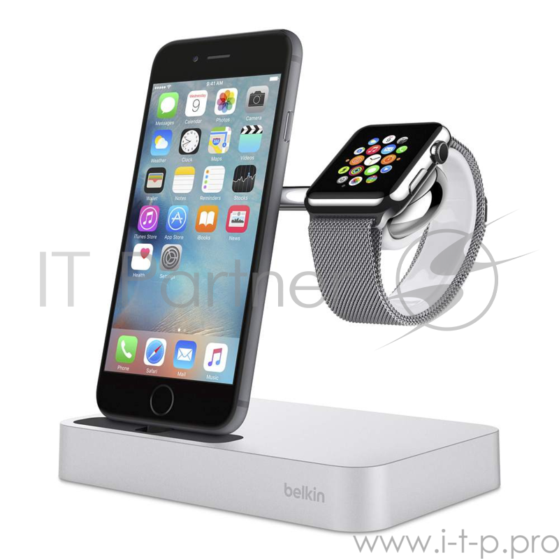 Подставка для телефона Belkin Valet™ Charge Dock for Apple Watch + iPhone