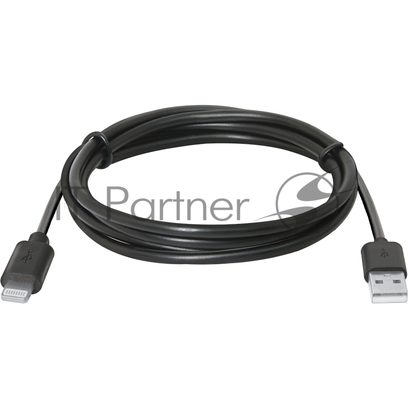 Кабель Defender USB кабель ACH01-03BH черный, USB(AM)-Lightning, 1м (87478)