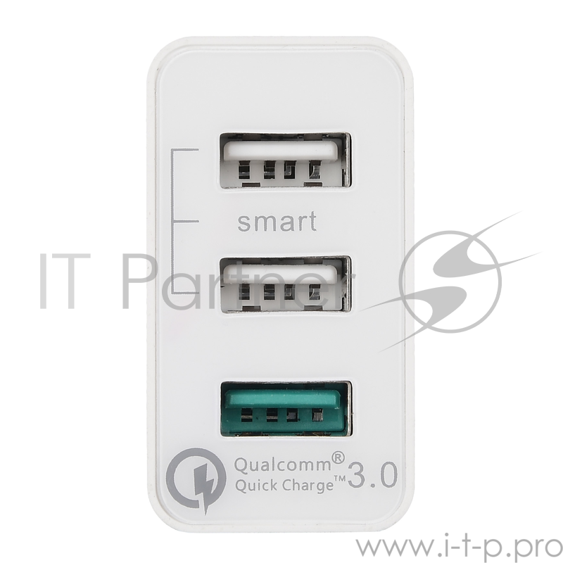 СЗУ (ACD-Q303-X3W) 30Вт, 3xUSB 1QC+2Smart, 3.6~12В, 3А RTL {120}