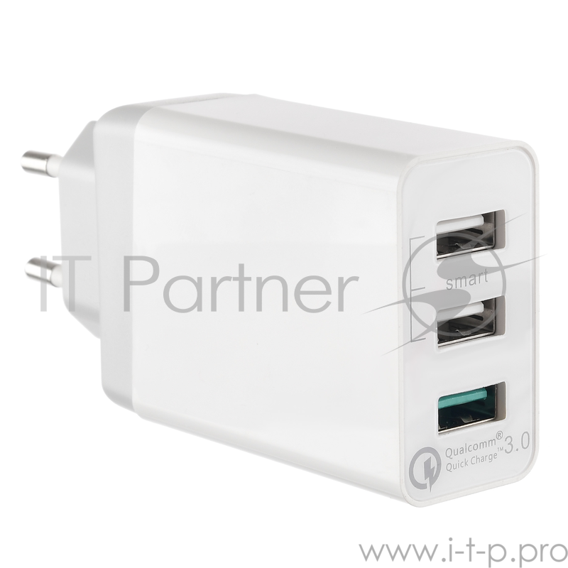 СЗУ (ACD-Q303-X3W) 30Вт, 3xUSB 1QC+2Smart, 3.6~12В, 3А RTL {120}