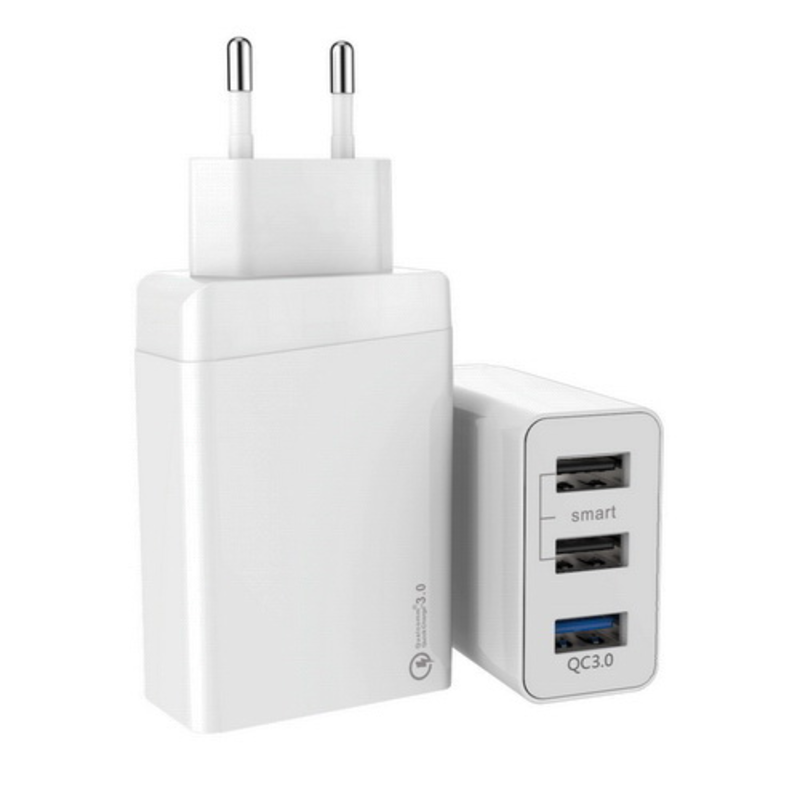 СЗУ (ACD-Q303-X3W) 30Вт, 3xUSB 1QC+2Smart, 3.6~12В, 3А RTL {120}