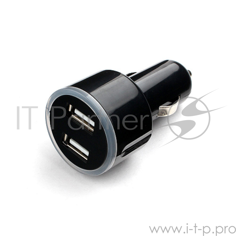Адаптер питания Cablexpert MP3A-UC-CAR16, 12V->5V 2-USB, 2.1A